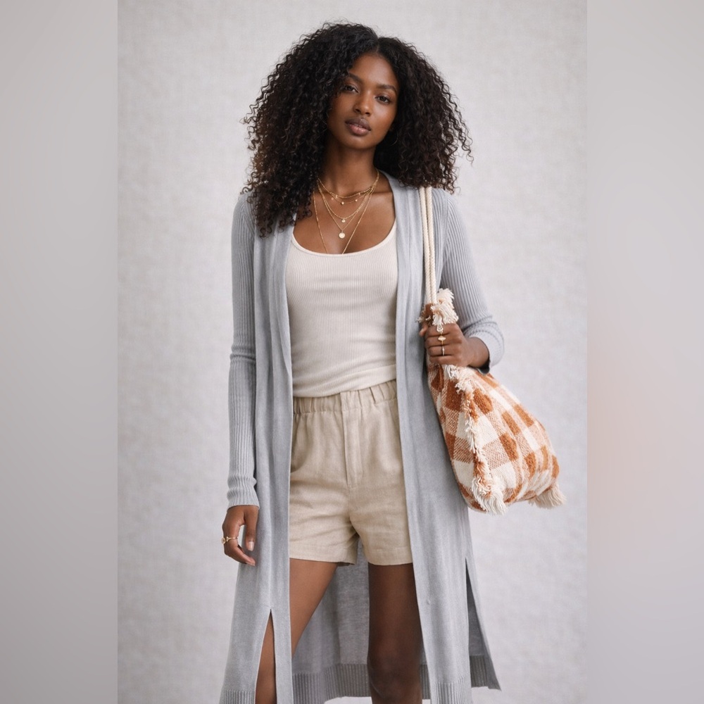 FP Gray Hooded Sweater